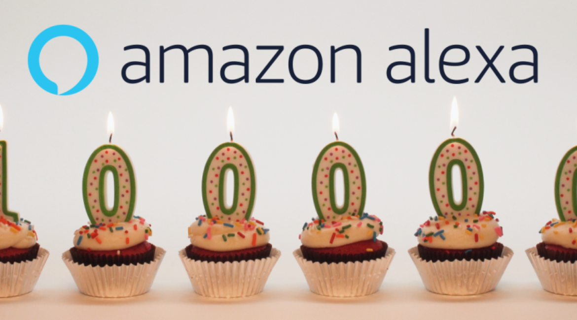 Celebrating 100,000 Alexa Skills -100,000 Thank Yous to You